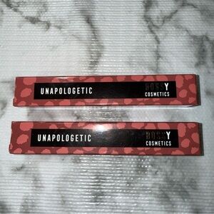 Bossy Cosmetics Unapologetic‎ Lip Color Lot of 2 Vegan Cruelty Free New